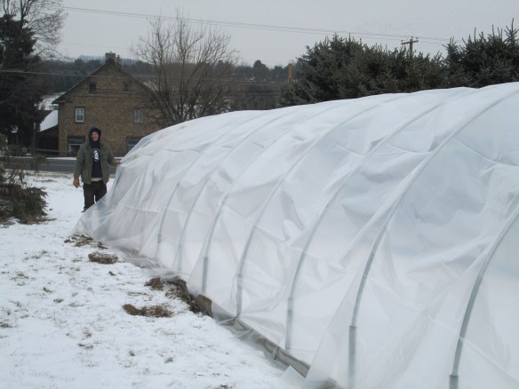 So if we pull from here, is it tight yet? What about here? Man, plastic is the pits sometimes.